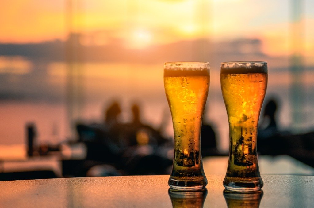 Chilled Craft Beers Sunset at Deepak Wine Shop